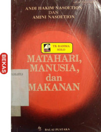 Image of Matahari, Manusia, dan Makanan