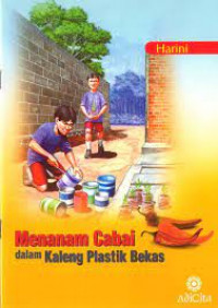 Image of Menanam Cabai dalam  Kaleng Plastik Bekas