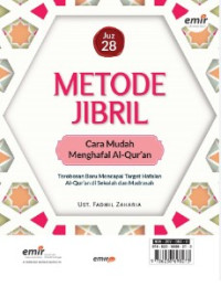 Image of Metode Jibril Juz 28