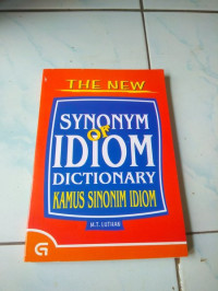 Image of The new synonym of idiom dictionary kamus sinonim idiom
